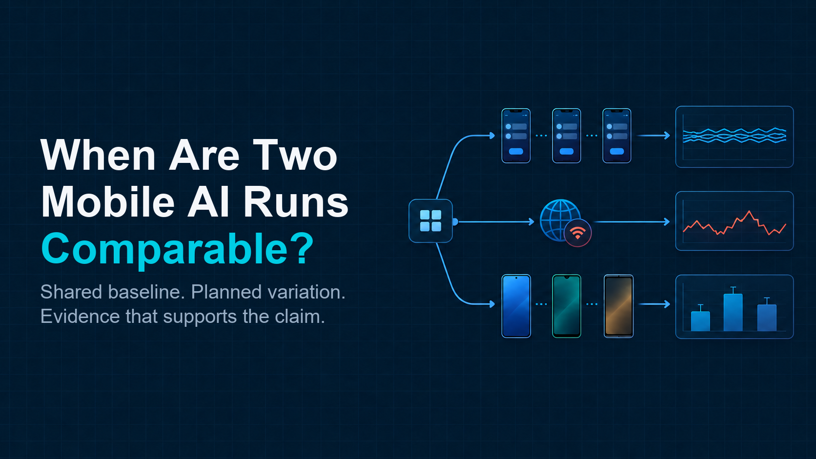 When Are Two Mobile AI Runs Comparable?